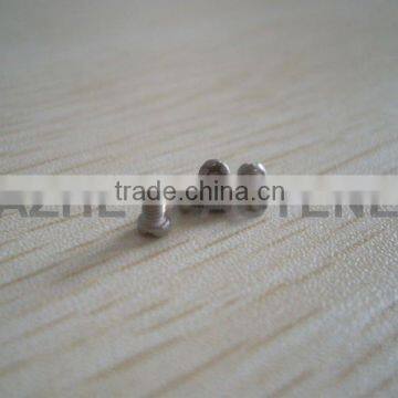 Small size pan head cross recess sloted machine screw