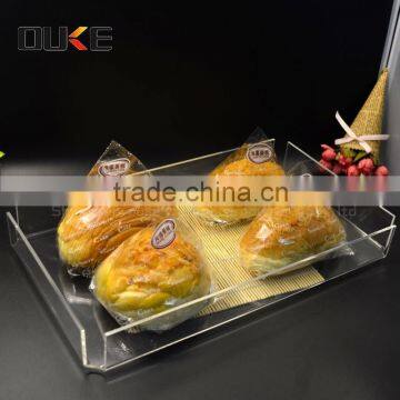 simple transparent high quality acrylic cake box