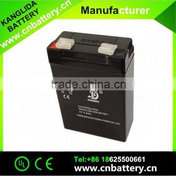 sealed lead acid battery 4v 4ah storage deep cycle battery