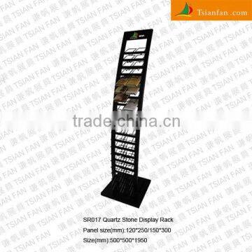 SR017 Quartz Stone Free Floor Display Rack for promotion
