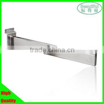 Slatwall Faceout,Chrome Plating Slatwall Rail Support