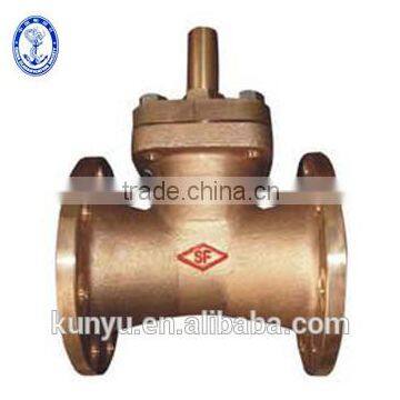 Flanged bronze marine throttle control valve