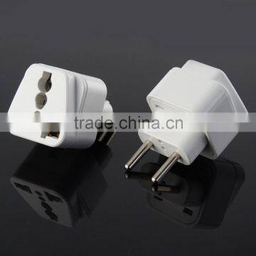 New Portable UK US AU to EU European Power Socket Plug Adapter Travel Converter