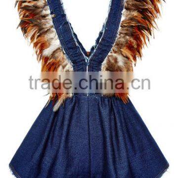 ZPDECOR Plumage Manufacturer Wholesale Cheap Cock Fringe Directly Dyed Light Pink Rooster Saddle Feathers Trims photo-5