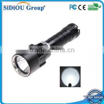 led rechargeable aluminum flashlight