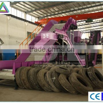 CE Marking with 3E's Waste Tire Recycling Production Line/Rubber Powder Machine