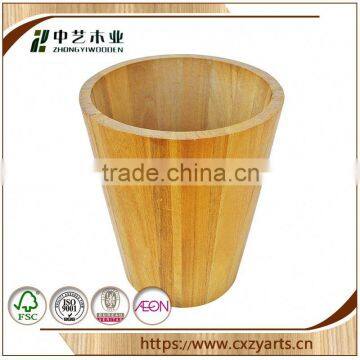 Simple Cheap Hanging Natural Accept OEM rustic hinging storage coffee bean wooden beer barrel