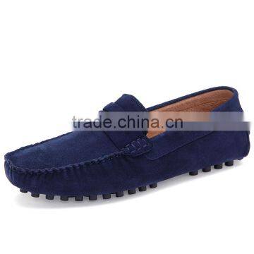 2016 fashionable suede men's shoes is comfortable breathable driving shoes