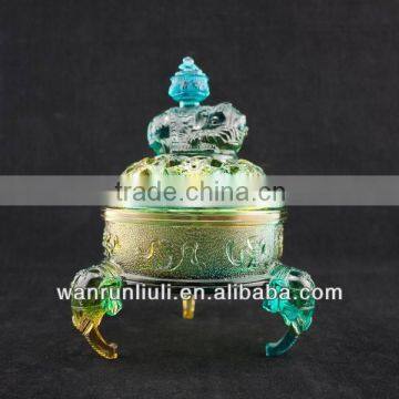 Chinese Crystal Incense Burner -1