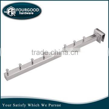 China custom metal square tube supermarket hook