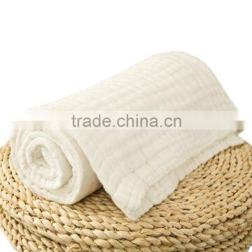 Soft 100% Natural Newborn Infant Thin Cotton Towel Fabric Baby Gauze Cotton Baby Balnket