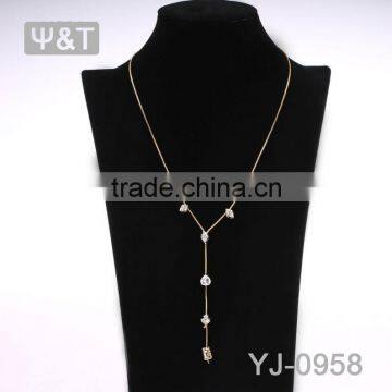 Multicolor Freshwater Pearl Design Tribal Necklaces Crystals Shiny Necklace