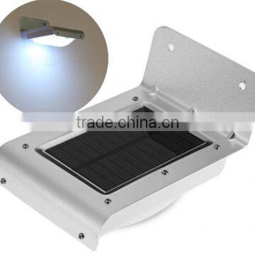 16 LED Garden Lamp Solar Powered Motion Sensor Dim Mode Wall Light