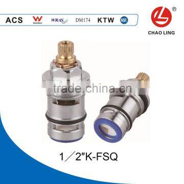 1/2 quick open brass cartridge upc shower faucet cartridge