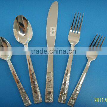 Hot sale stainless steel dinner set