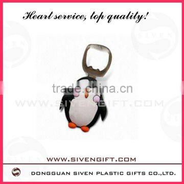 New design QQ soft pvc bottle opener for ideal promotion use with high quality