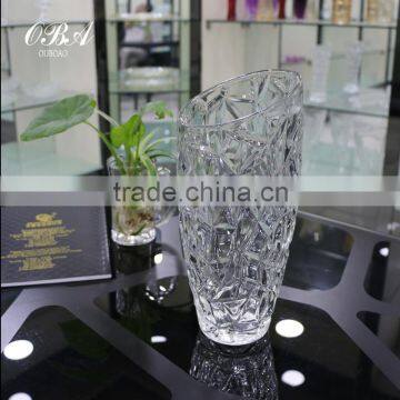 Customized Machine-made Cylinder Clear Glass Vase,Beautiful Storage Flower Of Decoration Vase For Hot Sale