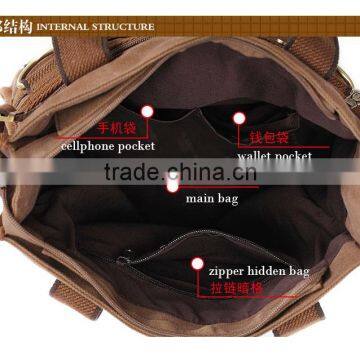 2016 New Design Canvas Travel Shoulder Bag for Men photo-6