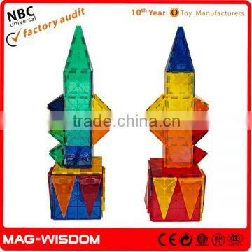 Playmags New Magnetic Building Tile Blocks Magna Tiles 100pcs