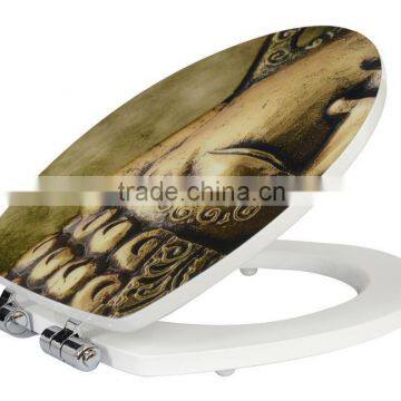Religious art new design bathroom toilet covers