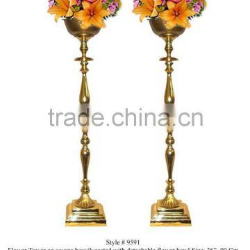 FLOWER TOWER WITH DETACHABLE FLOWER BOWL