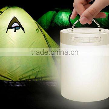 Free Sample Colorful LED Touch Light Bluetooth Speaker Smart Music Lamp photo-2