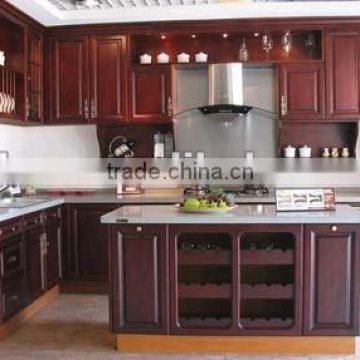 American standard mdf/solid wood kitchen cabinet