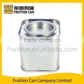 Mini Square Tea Tin with Plug Lid