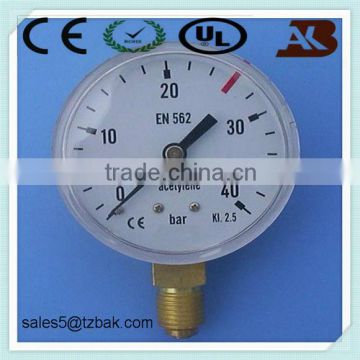 cheap plastic acetylene pressure gauge