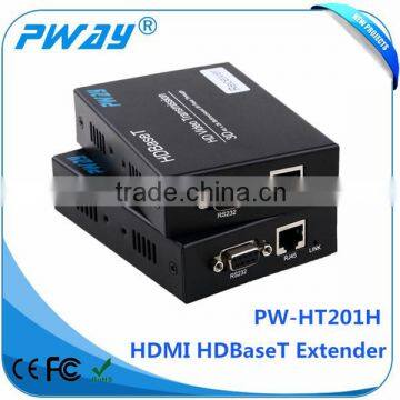 Support RS232 and IR signal bidirectional transmission HD BaseT HDMI extender products