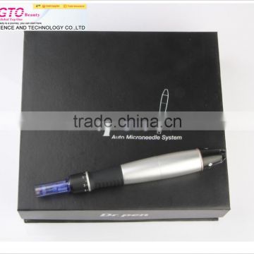 2015 electric derma pen, microneedle Dr.Pen with 12 needle cartridge