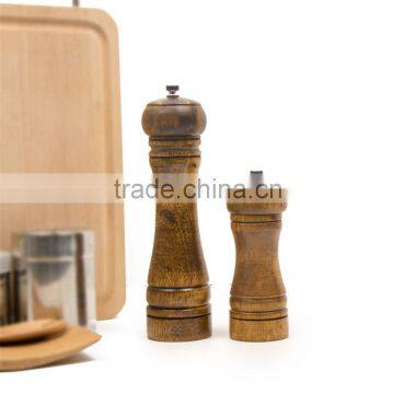 Good Quality Kitchen Tool Manual Hand Wood Mini Spice Pepper Grinder photo-3