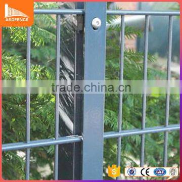 Anping county hot selling for galvanized wire 656 double wire fence