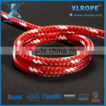 XLROPE 12mm Red Double Braided Polyester Rope