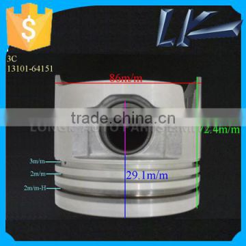 High quality toyota 3c piston 13101-64151