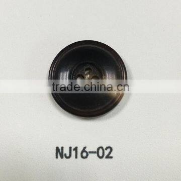 NJ16-02 real natural buffalo horn buttons