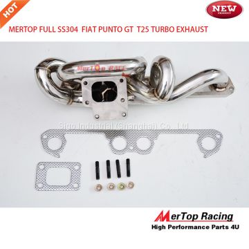 Mertop Race Full SS304 T25 FIA* PUNTO GT TURBO COLLECTOR EXHAUST MANIFOLD