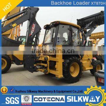 cheap china backhoe XT870H 70kw joystick pilot control