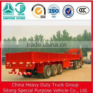 3 Axle 60 Ton Curtain Side Trailer Detachable Wall Sidewall Semi Trailer photo-3
