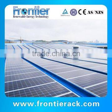 Adjustable solar panel module racking/solar power system