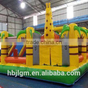 PVC Inflated Castle Made by PVC Inflatable Material From Hubei Jinlong photo-2