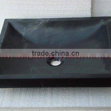 NATURAL JET BLACK MARBLE SINKS photo-2