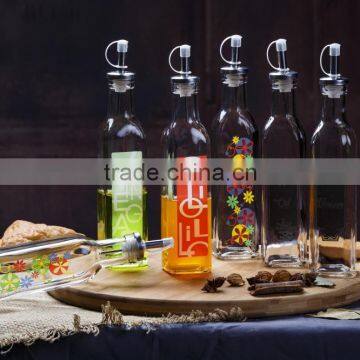 10.50Z Clear Glass Oil Bottle Glass Jar photo-5