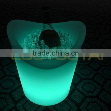 L31*W29*H34CM Led Light Glowing Win Bucket/led Ice Bucket /led Illuminated Ice Wine Bucket photo-2
