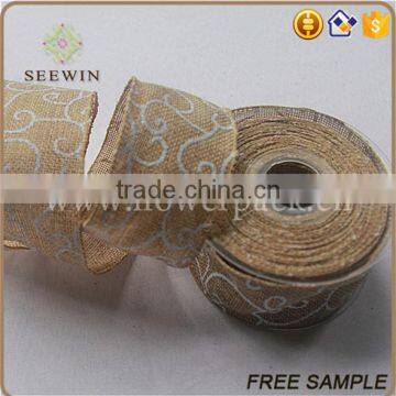 Wholesale Types of Linen Fabric Make Gift Ribbon photo-2