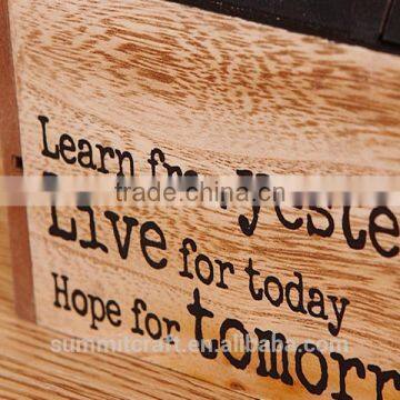 Antique Yearly House Design Wooden Desk Calendar photo-4