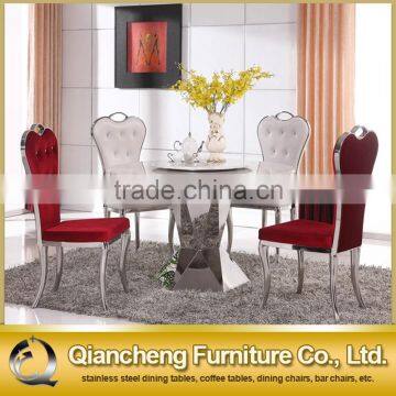 Antique French Home Furniture Round Granite Dining Table photo-4