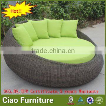 NEW Design Sunbed Garden Rattan Sofa Bed Outdoor Furniture photo-3