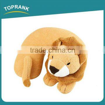 Toprank Wholesale Plush PP Cotton Animal Shaped Memory Foam Neck Pillow,Soft PP Cotton Cartoon U Shape Neck Pillow