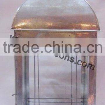 Good Quantity Colorful Metal Lantern With Clear Glass Tube Inside for Home Decorations photo-4